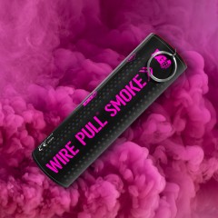 Wire Pull Smoke Grenade (Single Vent) (~90s; 0.6g/s) (Pink)