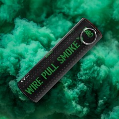 Wire Pull Smoke Grenade (Single Vent) (~90s; 0.6g/s) (Green)