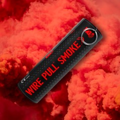 Wire Pull Smoke Grenade (Single Vent) (~90s; 0.6g/s) (Red)