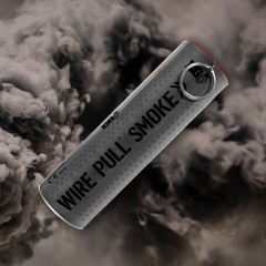 Wire Pull Smoke Grenade (Single Vent) (~90s; 0.6g/s) (Black)