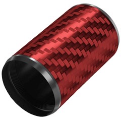 Flare Tracer Carbon Fibre Case (Red)