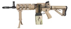 CM16 LMG AEG Rifle (Desert Tan|Camo)