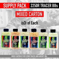 RZR Airsoft BBs 2250R (Supply Pack) TRACER