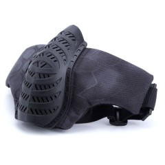 Mesh Lower Face Shield V6 (Black Cobra)