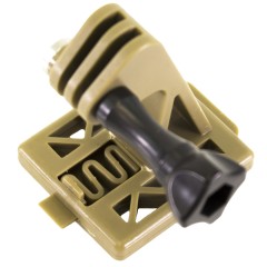 Action Camera Mount (Helmet) (Tan)