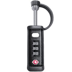 TSA 3-Digit Combination Lock (Black)