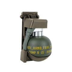 Mock Grenade (67) + MOLLE Mount (Green|Tan)