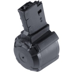 MASADA LP-Drum Magazine (Tokyo Marui) 1200R (Drum|Auto-Button) (Black)