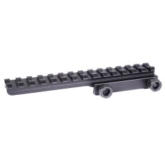 NUPROL RIS Rail Riser - 1/2 Inch 14 Slot - Black