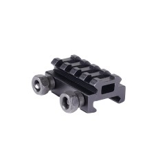 NUPROL RIS Rail Riser - 1/2 Inch 4 Slot - Black