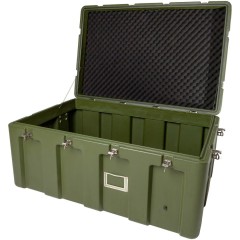 ROTA 55776 Heavy Duty Military Flight Case | 120.8 x 80.3 x 57.5 cm (550l) 