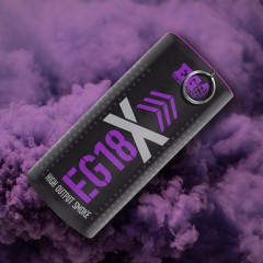 EG18X HD Smoke Grenade (Single Vent) (~45s; 3g/s) (Purple)