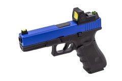 EU7 + RDS GBB Pistol (Dual Tone) (Blue|Black)