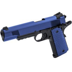 1911/MEU-R GBB Pistol (Dual Tone) (Blue|Black)