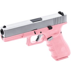 EU7 (Pink - Silver) GBB Airsoft Pistol