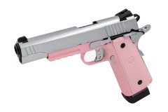 R14-R GBB Pistol (Silver|Pink)