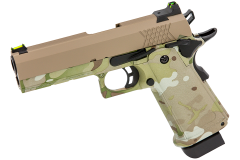 Hi-Capa 4.3 GBB Pistol (HYDRO) (Tan|Camo)