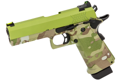 Hi-Capa 4.3 GBB Pistol (HYDRO) (Green|Camo)