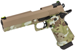 Hi-Capa 5.1 GBB Pistol (HYDRO) (Tan|Camo)