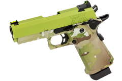 Hi-Capa 3.8 Pro GBB Pistol (HYDRO) (Green|Camo)