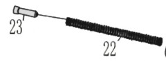 Nozzle Return Spring & Guide (EU Series) 