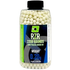 RZR Airsoft BBs Tracer (2200R Bottle) (0.20g) (Green)