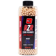 RZR Airsoft BBs Tracer (3500R Bottle) 0.20g - Red