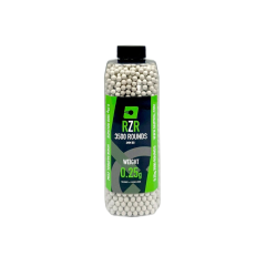 RZR Airsoft BBs (3500R Bottle) (0.25g) (White)