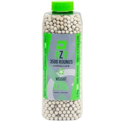 RZR Airsoft BBs Biodegradable (3500R Bottle) (0.25g) (White)