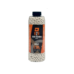 RZR Airsoft BBs (3500R Bottle) (0.30g) (White)