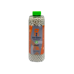 RZR Airsoft BBs Biodegradable (3500R Bottle) (0.30g) (White)