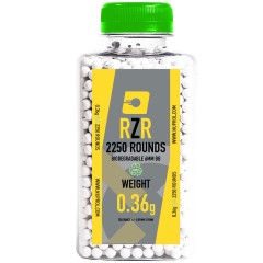 RZR Airsoft BBs 2250R (BIO - 0.36g)