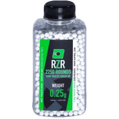 RZR Tracer Airsoft BBs (2250R) 0.25g - Green