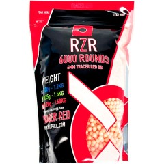RZR Airsoft BBs 6000R (TCR-RED - 0.25g)