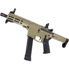 UDP-9 G3 Licensed Angstadt Arms AEG Rifle (6") (Tan)