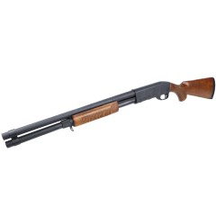 M870 Spring Shotgun (Extended) (Black|Real Wood)
