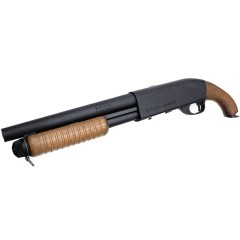 M870 Spring Shotgun (Sawn Off) (Black|Real Wood)