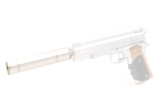 VX-9 Barrel Extension & Mock Suppressor (Silver)