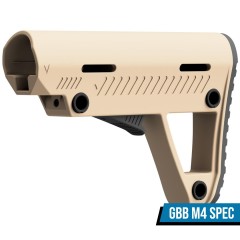 Retractable Stock Assembly for M4 Stock Tube (Tan)