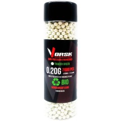 Airsoft BBs Biodegradable Tracer (2000R Bottle) (0.20g) (Green)