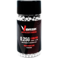 Airsoft BBs (1100R Bottle) (0.25g) (White)