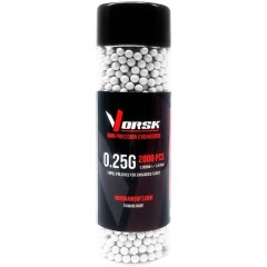 Airsoft BBs (2000R Bottle) (0.25g) (White)