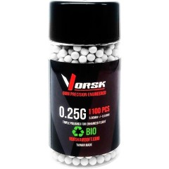 Airsoft BBs Biodegradable (1100R Bottle) (0.25g) (White)
