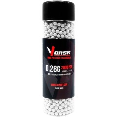 Airsoft BBs (2000R Bottle) (0.28g) (White)