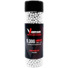 Airsoft BBs (2000R Bottle) (0.30g) (White)