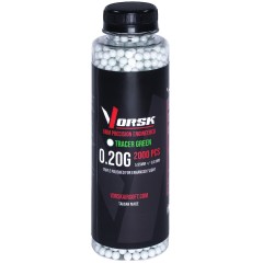 6mm Precision Tracer Airsoft BBs (2000R) 0.20g - Green