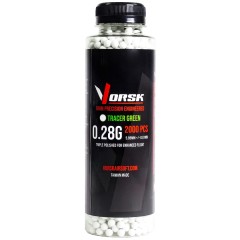 6mm Precision Tracer Airsoft BBs (2000R) 0.28g - Green