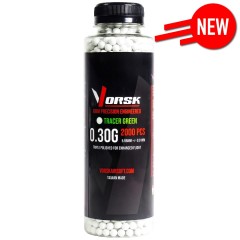 6mm Precision Tracer Airsoft BBs (2000R) (0.30g) (Green)