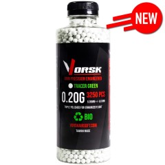 6mm Precision Bio Tracer Airsoft BBs (3250R) (0.20g) (Green)