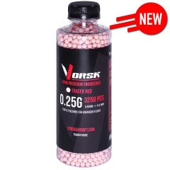 6mm Precision Tracer Airsoft BBs (3250R) (0.25g) (Red)